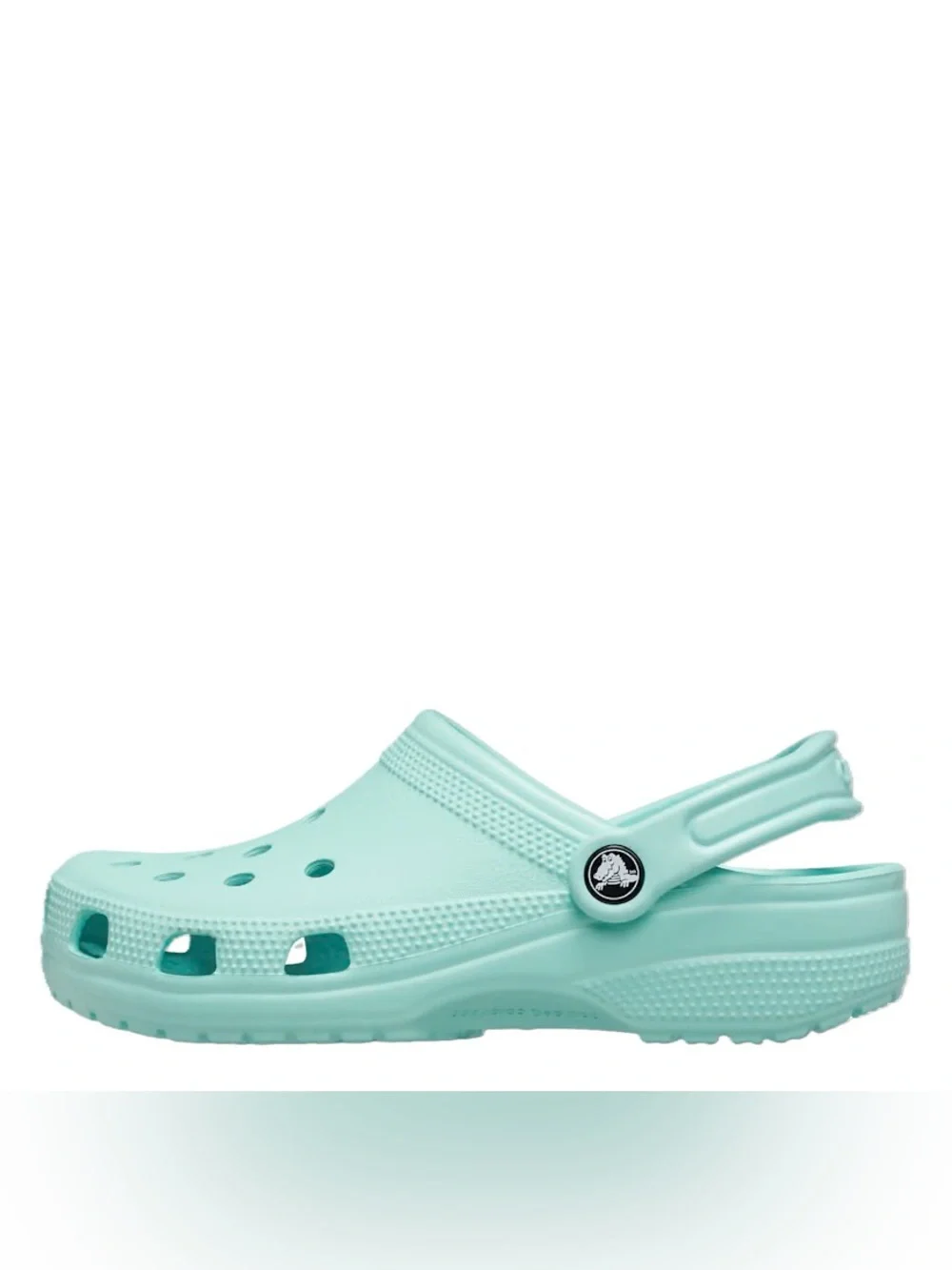 CROCS | Unisex Adult Turquoise Classic Slip On Clog W/Strap Men’s 9 Women’s 11